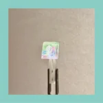 Multiple angles of the exquisite Valorant: Waylay Skill Keycap, revealing its dynamic geometric facets and vibrant handmade light effects.