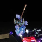 Premium WoW Shadowmourne keycap, an intricate legendary weapon replica, showcasing the iconic World of Warcraft axe in stunning detail.