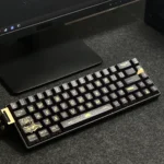 Exclusive Zeus Cherry Keycap Set, featuring a regal black and gold sculpted King of Gods design with intricate detailing for a commanding presence.