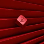 A sophisticated view of the Limited Edition Heart Keycap, highlighting its polished CNC aluminum R4 profile and elegant minimalist heart design.