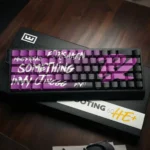 Valorant PRX keycaps from different angles, highlighting their side-lit design and premium finish. Magnetic switch compatible.