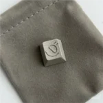 Anti-Clock keycap: premium CNC aluminum alloy R4 artisan. Multiple angles reveal intricate steampunk clockwork and industrial gears.