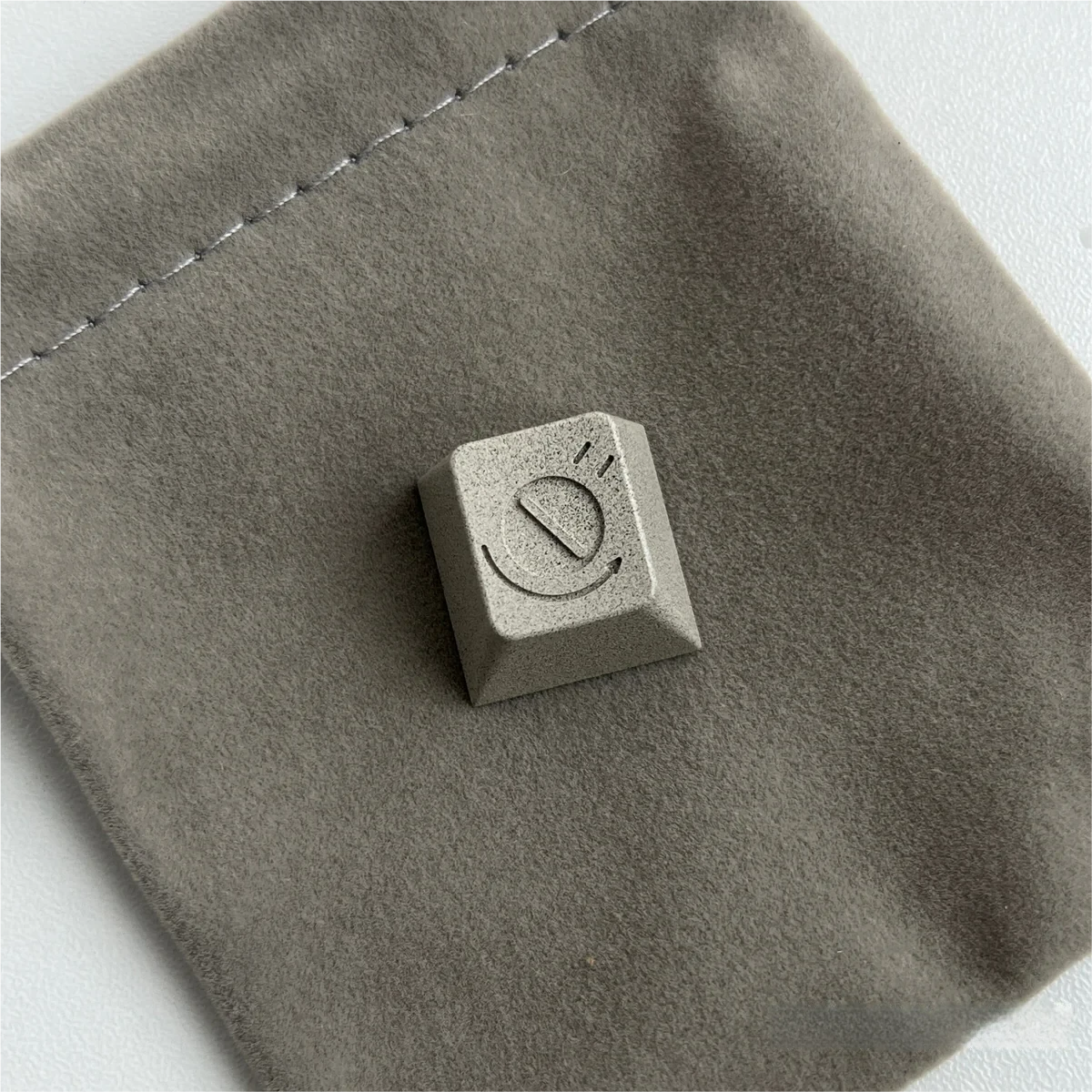 Anti-Clock keycap: premium CNC aluminum alloy R4 artisan. Multiple angles reveal intricate steampunk clockwork and industrial gears.