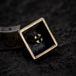 Artistic capture of handcrafted luminous lightning keycaps from various perspectives, highlighting their powerful industrial design and glowing design.