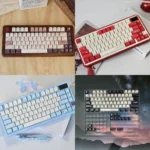 Main display of a Retro Cgame 1989 Keycap Set, highlighting durable dye-sub legends with a clean, classic design and fade-proof crisp characters for a premium quality.