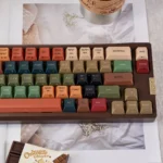 Cecord 139-key PBT dye-sublimated keycap set, multi-angle views revealing its sophisticated design, durable legends, and clean aesthetic.