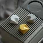 Celestial Moon Artisan Keycaps. Multiple views highlight moon-inspired design, sleek metallic finish, and ergonomic design.