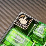 Shameless Custom Keycap gallery. Its defiant ESC accent, premium industrial-chic metallic finish, and bold design in multiple views.