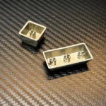 Shameless Custom Keycap. Highlighting its premium metallic finish and defiant 'Shameless' ESC design. A bold, industrial-chic custom accent.