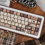 Explore multiple angles of the Suzume: Daijin & Sadaijin MAO Keycap Set, an exclusive, handcrafted design perfect for keyboard enthusiasts.