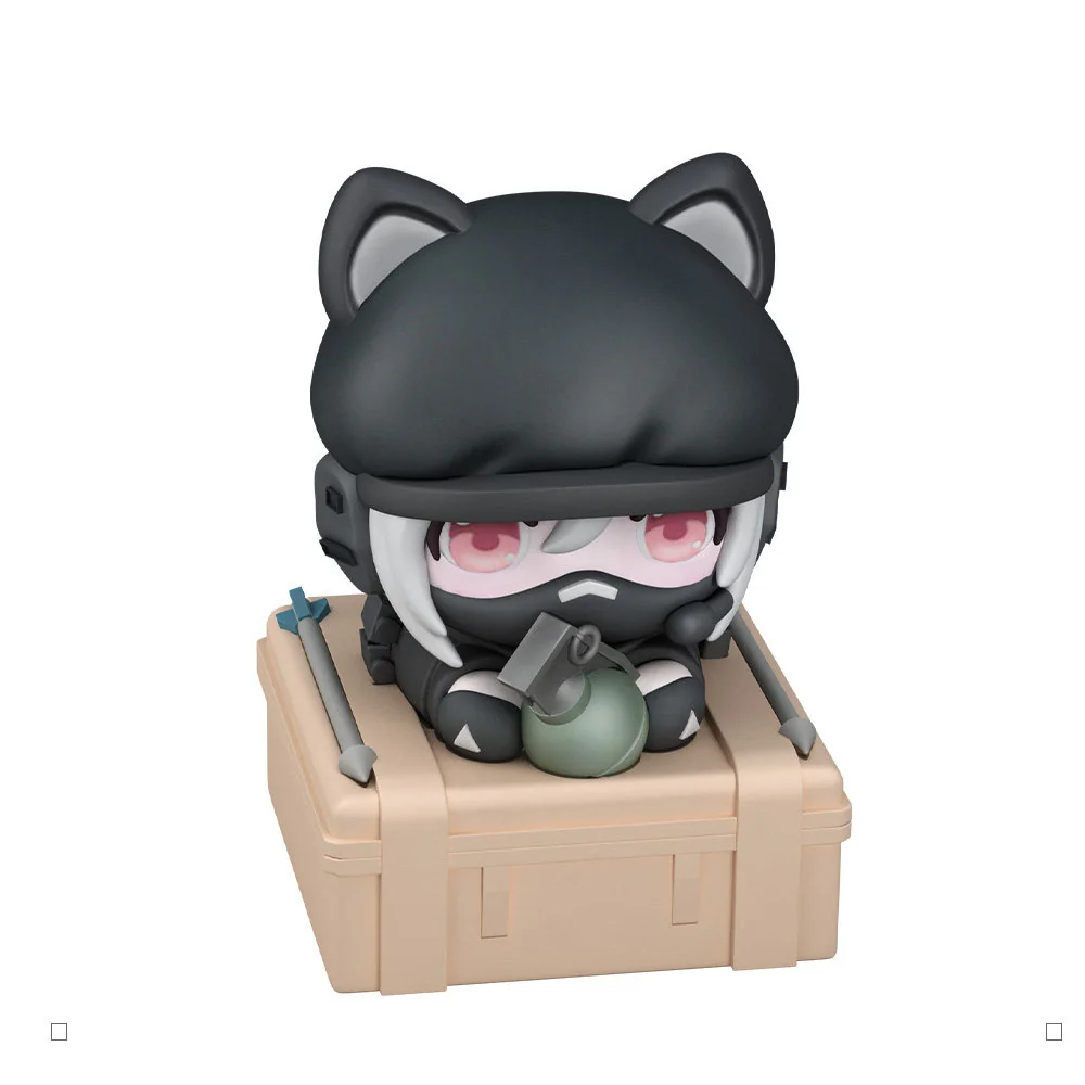 Close-up view of the handcrafted Delta Force Luna ESC artisan keycap, showcasing its intricate sci-fi resin details and dark, celestial futuristic tactical design.