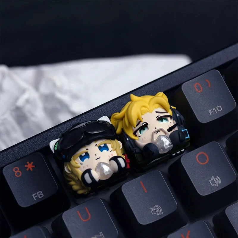 Delta Force: Stinger With Heart of Africa Keycap, displaying its unique African art patterns and high-quality resin craftsmanship.