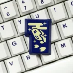 Egret Keycap Set gallery, showcasing the elegant egret design and tranquil nature scenes. Durable PBT with full dye-sublimation from various angles.