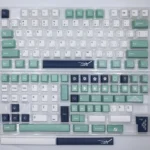 Classic Emblem PBT Dye-Sub Keycap Set featuring elegant heraldic symbols for durable, premium mechanical keyboards.