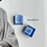 Ethereal Butterfly Keycap, a handcrafted artisan aluminum ESC key, features intricate metallic details, embodying premium craftsmanship.