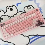 Vibrant Evangelion Unit-08 Comic Keycaps set showcases dynamic, graffiti-inspired anime art, delivering an exclusive artistic touch to any keyboard.