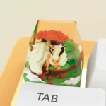 Vibrant, handcrafted Flareon Pokemon artisan ESC keycap, meticulously sculpted with fiery details, bringing dynamic energy to your keyboard.