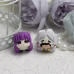 Detailed views of the handcrafted Fern resin ESC keycap, featuring intricate anime character design, vibrant resin artistry, and a Frieren Anime tribute.