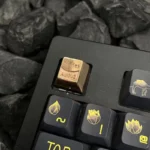 Premium bright copper Hi-Res Audio keycap, meticulously CNC-machined for a lustrous finish and a superior resonant HIFI typing experience.