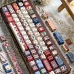 Exclusive Identity V Gothic Mystery PBT Cherry Keycap Set. Intricate dark gothic character art and mysterious iconography from a unique perspective.