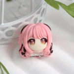 Close-up of the exclusive Infinity Nikki artisan resin ESC keycap, showcasing its vibrant whimsical character design and delicate hand-painted detail.