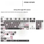 Adorable blank lace cat PBT MAO keycap set for mechanical keyboards. Charming black and pink cat head with delicate lace patterns. Durable PBT dye-sub.