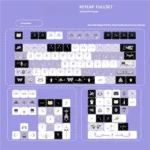 Star Weaver Witch MOA PBT Keycaps Set. Gallery views highlight unique mystical celestial and witchy fantasy designs for enchanting keyboard aesthetics.