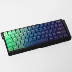 Vibrant Future Gradient PBT Keycap Set main image, showcasing stunning, evolving hues and ergonomic comfort. Premium PBT for artistic keyboards.