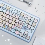 Playful Rat Convenience Store Keycaps Set for mechanical keyboards, highlighting the unique charm of miniature store details and adorable rat iconic design.