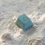 Sea Salt Whale Keycap. Intricate oceanic design, sculpted details, and cool blue tones highlight its artistic craftmanship.