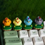 Exclusive Stardew Valley Chicken ESC Keycap, a charming pixel art Stardew Valley Keycap for gaming decor. Adds playful farm nostalgia.