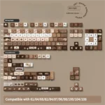 A collection of premium PBT Dye-Sub Sushi Roll Keycaps, showcasing vibrant Japanese culinary art from various angles, celebrating delightful design.