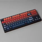 Universe Gradient PBT Keycaps Set from the Cosmic Keyboard Journey Set. Immersive celestial gradient: deep blues and red, evoking a starlit expanse.