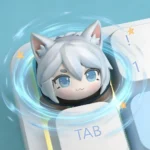 Exclusive Valorant Jett artisan keycap, shown from multiple angles. Features vibrant, stylized resin character design embodying dynamic gaming spirit.