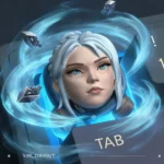 Exclusive Valorant Jett artisan keycap, showcasing its dynamic character design, realistic silver finish, and meticulously crafted swift spirit detail.