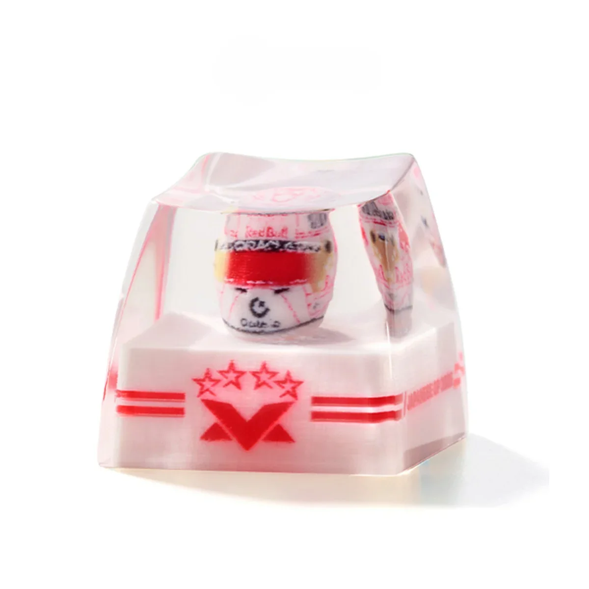 Exclusive 2025 Japan F1 Verstappen helmet keycap. Detailed replica with dynamic F1 racing aesthetic. Premium commemorative ESC keycap.