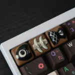 Whimsical Fish Bone Artisan Keycap, uniquely handcrafted from resin, showcasing vibrant aquatic charm and artistic detail.