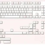 Elegant Ballet Poetry PBT keycap set, 145-key boxed variant, showcasing delicate pastels and graceful ballet artistry.