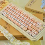Bread Corgi MAO Keycap Set, with a charming, bread-inspired design and playful rounded aesthetics. A whimsical addition for any keyboard.