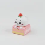 Adorable Chiikawa character reimagined as a sweet strawberry pie artisan keycap for ESC, bringing playful charm to your keyboard setup.
