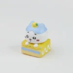 Adorable Chiikawa Hachiware lemon pie artisan keycap for ESC, a sweet and charming miniature dessert for your keyboard.
