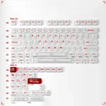 Experience the exclusive, playful Crayon Shin-chan PC keycap set, featuring vibrant translucent designs and dynamic backlighting from multiple angles.