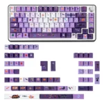 Dark Moon Candy whimsical Halloween PBT keycap 145-key boxed set, featuring spooky-sweet designs for a festive keyboard.