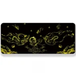 Dunhuang Desk Mat showcasing vibrant Silk Road art and ethereal murals, an exquisite desk decor piece for artistic and functional desks.