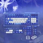 Genshin Impact Columbina Keycaps Set: Ethereal Moon Maiden Set. Gallery views showcasing artistic character art and mysterious moonlit aesthetics from multiple angle.