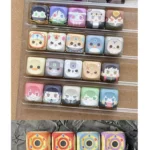 Vibrant Hitman Reborn Chibi PBT Supplement Keycaps Set displayed from multiple playful angles, featuring iconic anime characters. Enhance your custom anime setup.