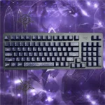 Artistic Yog-Sothoth keycaps set. Exclusive eldritch cosmic horror symbols and dark mystical designs, shown from multiple angles.