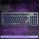 Stunning main image of the exclusive Yog-Sothoth keycaps set, featuring the Yog-Sothoth Key of the Gate cosmic horror theme with intricate, dark myth design.