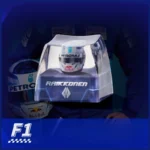 Detailed Kimi Raikkonen 2001 F1 helmet keycap, an iconic collectible for racing fans. Premium miniature replica.