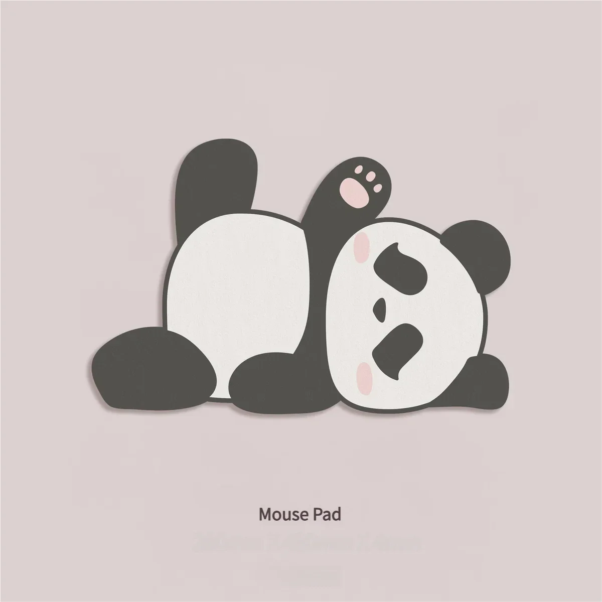 A collection of premium Panda Mouse Pad showcasing milky illustrations from various angles, highlighting their durable design for your desk.